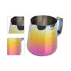 350ml Colorful Stainless Steel Coffee Milk Frothing Jug Garland Cup