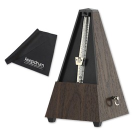 Wittner Mechanical Metronome 804k Walnut Design with Keepdrum Microfibre Cloth