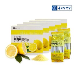 [종근당건강] 종근당 비타씨플러스 비타민C 5박스(100포) [Chong Kun Dang Health] Chong Kun Dang Vita C Plus Vitamin C 5 Boxes (100 Packs)