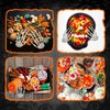 4 Pcs Halloween Party Decorations - 2 Pcs Halloween Coffin