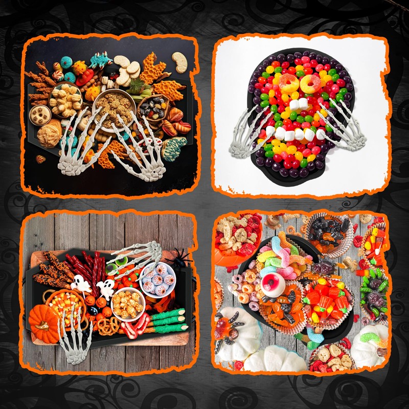 4 Pcs Halloween Party Decorations - 2 Pcs Halloween Coffin
