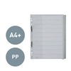 Leitz 12700000 Plastic Index Blank A4 Slanting Polypropylene 10 Sheets