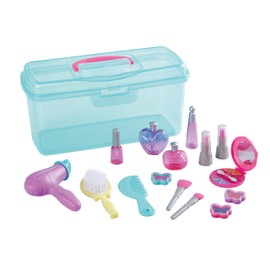 PlayGo Kids Makeup Toys, Makeup Set, Girl, Princess, Pink Birthday Gift, Safe Non-Toxic Age 3 Year & up (16 Pieces)