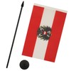 AZ FLAG - Table Flag Austria with Eagle - 21