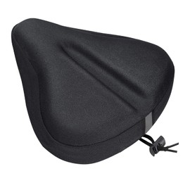 WOTOW Cojín de Gel para Asiento de Bicicleta, Cómodo Cojín Acolchado y Sílice para Sillín de Bicicleta Montaña Carretera Spinning y Ciclismo al Aire Libre con Cubierta Resistente al Agua y Polvo