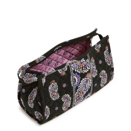 Vera Bradley Cotton Trapeze Cosmetic Makeup Organizer Bag, Twilight Vines