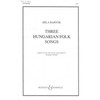 Three Hungarian Folk Songs: choir (SSA) and piano. Partition de