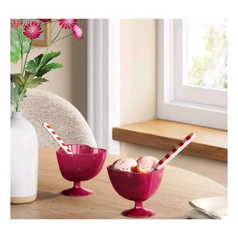 Target 2 Target 6oz Valentine Pink Plastic Figural Heart Dessert
