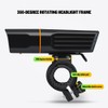 Bike Lights Front and Back Light USB Rechargeable Light for