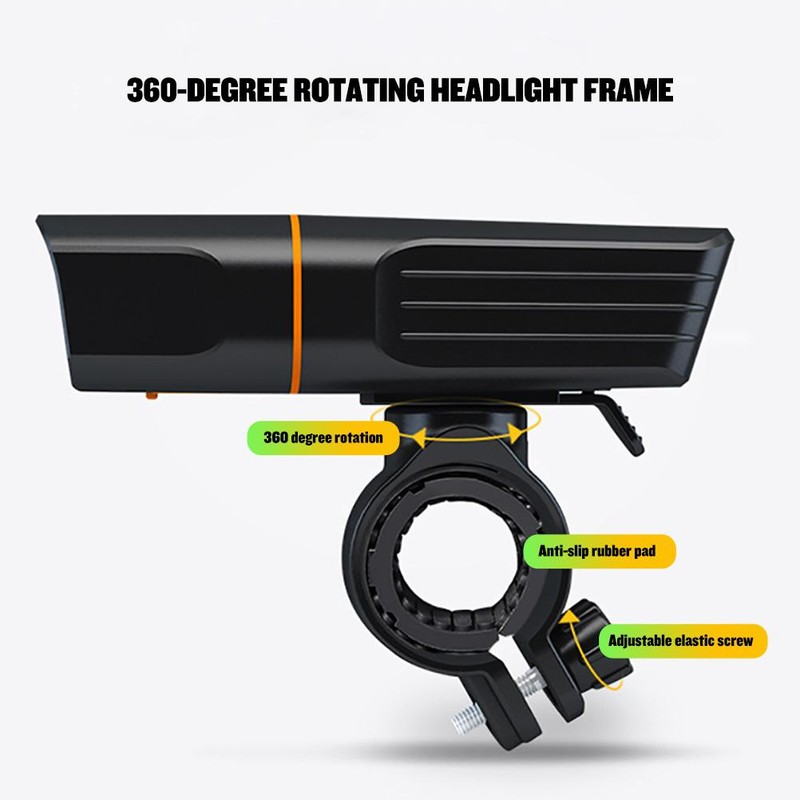 Bike Lights Front and Back Light USB Rechargeable Light for