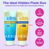 Secret Flask - Sunscreen Flask 2-Pack (300ml Each) - 24