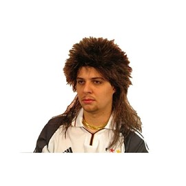 Mullet Wig 300.050.00 Brown (08)