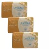 Shelo Nabel Avena 귀리 추출물 비누, 지성 피부용, 천연 추출물, 99.2g(3.5온스), 3개 팩 Shelo Nabel Avena Oat Extract Soap for Oily Skin, Natural Extracts, 99.2g(3.5oz), 3 Pack