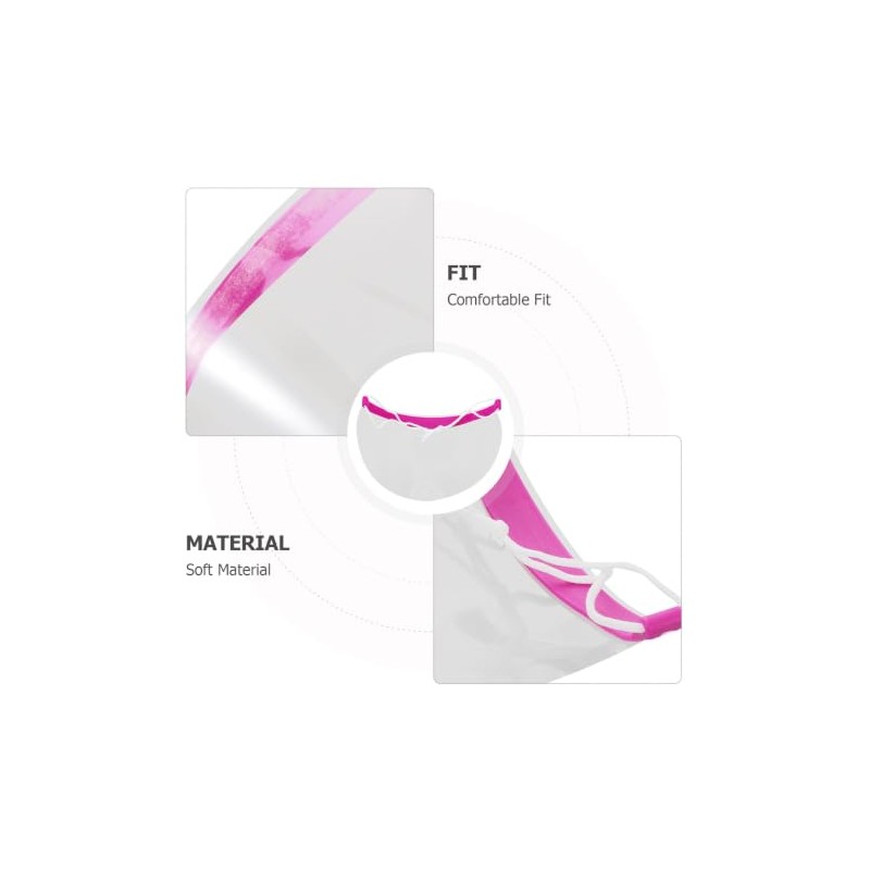 BESTYASH Cubiertas De Ojo Para Corte De Pelo Visera Transparente