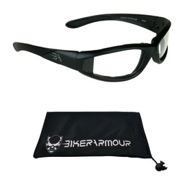 Bikershades Motorcycle Transitional Sunglass Men Women Safety Photochromic Clear to Smoke Lens
