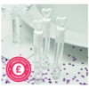 6Pcs Wedding Bubbles Heart Wand Filled Bubbles Tubes Bottles Wedding