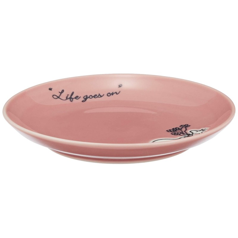 Peanuts SN611-255 Season Plate, 5.5 inches (14 cm), Red