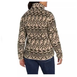 Eddie Bauer Women's Extra Warm Soft Cozy Fleece Jacket XS in Pumice Mountain Geo