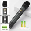 Wireless Microphones, Handheld UHF Metal Dual Cordless Dynamic Mic System
