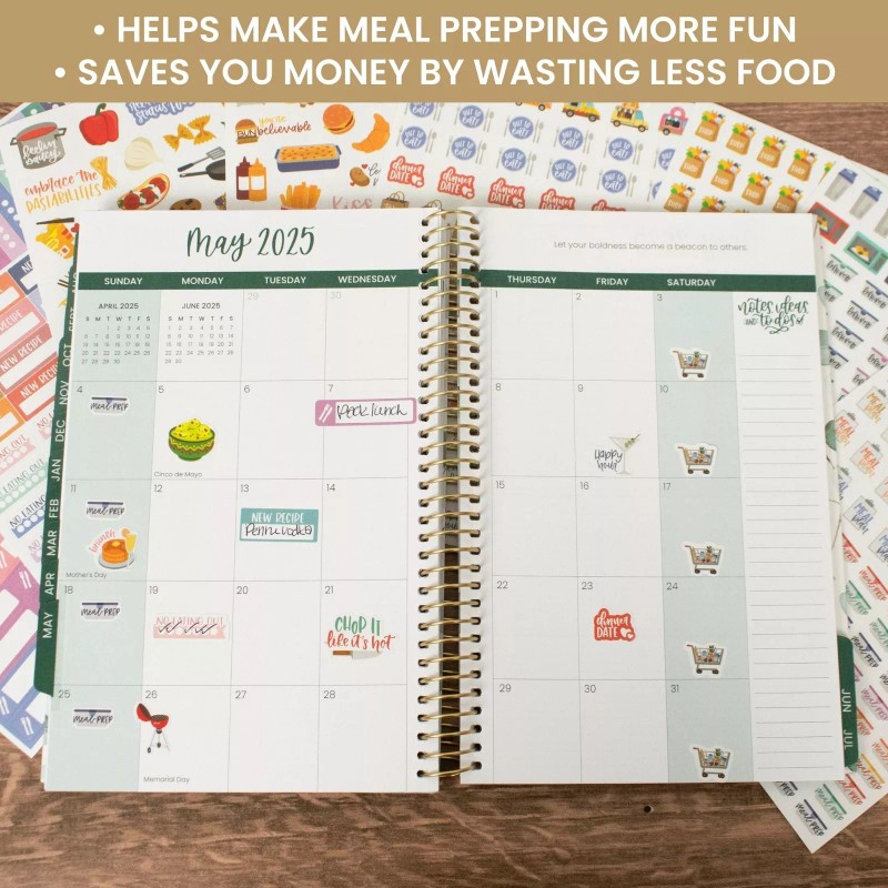 bloom daily planners Planner Sticker Pack, Meal Planning
