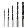 5PC Brad Point Wood Drill Bit Set – 4mm, 5mm,