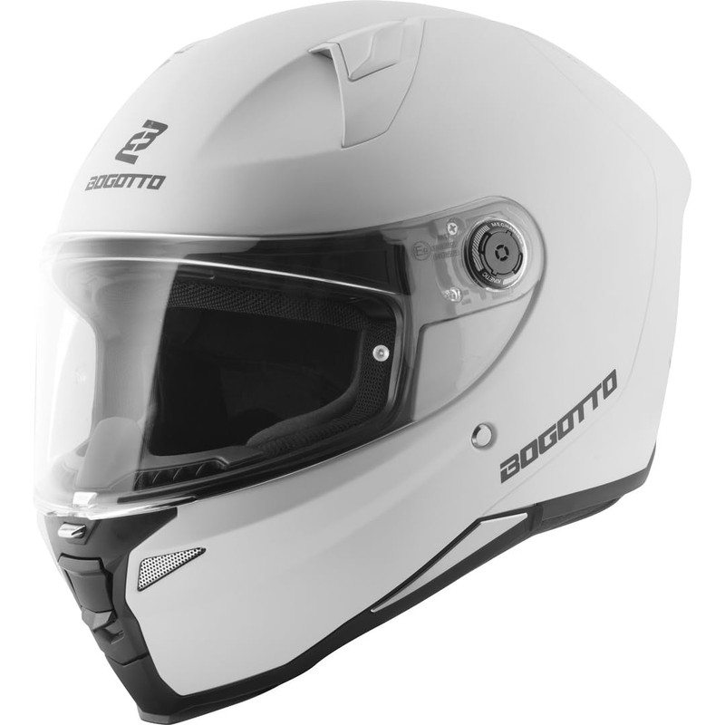 Bogotto FF110B Helmet, Matte White, 2XL