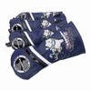 4Pcs 1/3/5/UT Golf Wood Headcovers Cartoon Snow Leopard Pattern PU