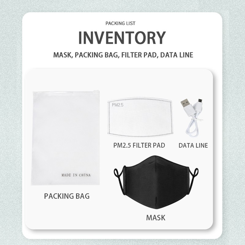LED Voice Activated Face Cover Smart Face Cover Soft Comfortable