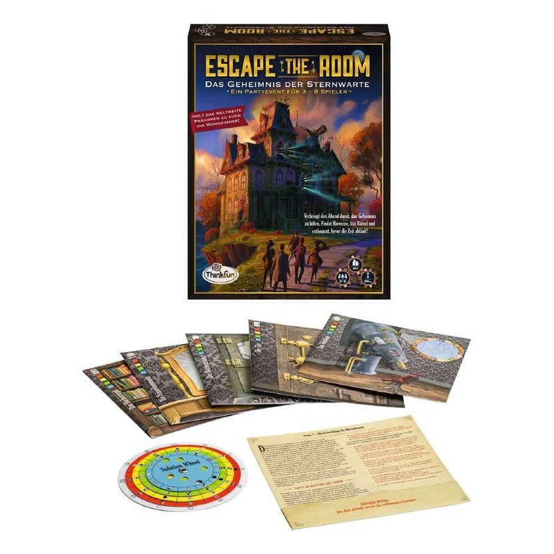 ThinkFun 76313 - Escape the Room - Das Geheimnis der