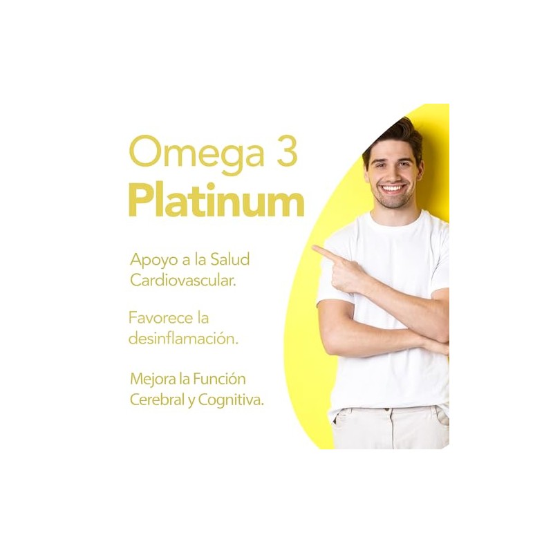 OMEGA 3 PLATINUM, 60 cápsulas