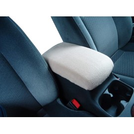 Car Console Covers Plus Made in USA Designed for Nissan Murano 2003-2007 Fleece Auto Armrest Center Console Cover LightTan