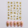 Unbranded Gold Ocean Starfish Turtle Sun Palm Tree 5D Nail