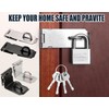Litensh 4 Inch Stainless Steel Door Locks Hasp Latch with