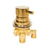 MAYAKOBA 3-Way Gold Faucet for Shampoo Bowl, Sink Replacement Part for Beauty Salon,