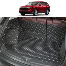 Cargo Mat Fit for 2021-2025 Genesis GV80(Only 5 Seat) - PU Leather Cargo Liner & Backrest Mat (and Rear Left and Right Side Panels) | All Weather Full Coverage Anti-Slip Waterproof GV80 Trunk mat