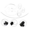 LABRIMP 3sets Ear Hooks Earbud Gel Replacement for Wireless Headset