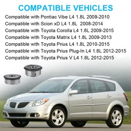 JDMON Engine Timing Camshaft VVT Gear Cam Phaser Replacement for 13070-37010 13070-0T011 Compatible with Pontiac Vibe, Scion XD, Toyota Corolla, Matrix, Prius, Prius Plug-In, Prius V 2008-2015 L4 1.8L