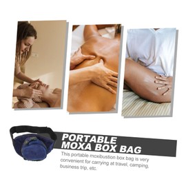 FOMIYES 1pcs Moxibustion Box Cover Moxa Belt for Daily Use Professional Moxibustion Belt Portable Pouch for Spa Clubs