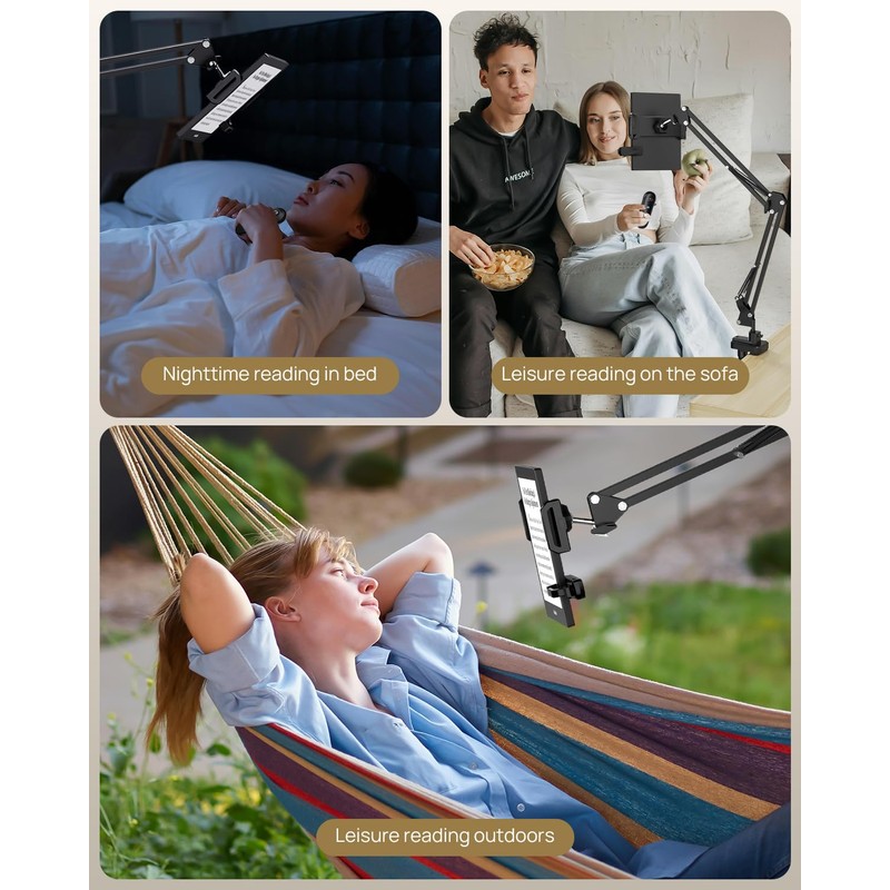 Bongogoo Kindle Holder with Remote Page Turner – Kindle Stand