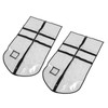 2pcs Garment Bags for Hanging Clothes Transparent Clothes PVC Dustproof