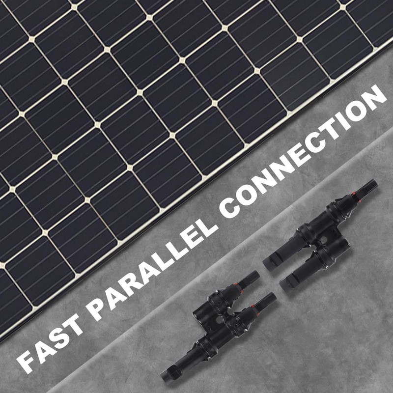 Taefuwr 1 Pair Solar Branch Connectors Y Connector, for Parallel