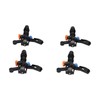 10PCS G1/2 Male Thread Rocking Arm Sprinkler 360° Rotating Lawn