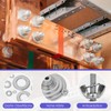 Flat Washers Set Stainless Steel 684 Pieces with Assortment Box