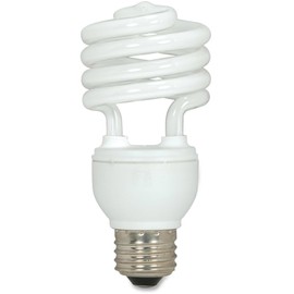 Satco S6271 CFL Spiral Bulb, 18 Watts, 3/Pack3