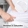Terra Beds Premium Fitted Sheet, Flat Sheet 90 x 200