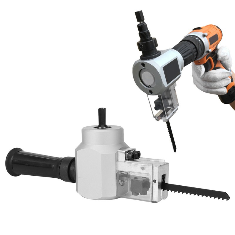 Double Head Metal Cutter Sheet Nibbler Drill Attachment Electric Wood