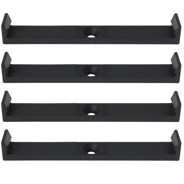 EMSea 4pcs Car Number Plate Holders Clips Push Lock Front