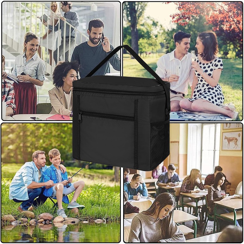 Foldable Cool Bag, Picnic Bag, Thermal Bag, Small Insulated Bag,