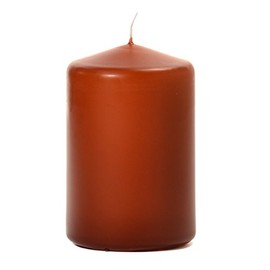 Terracotta Pillar Candle for Wedding/Dinner, Holiday Event, Home Decoration, Unscented, 30 to 40 Hours, 3 in. diameterx4.5 in. Tall, 1 Piece