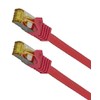 Cavo Patch Cat.7 Plug RJ45 6A S/FTP LSZH 0,5m Rosso